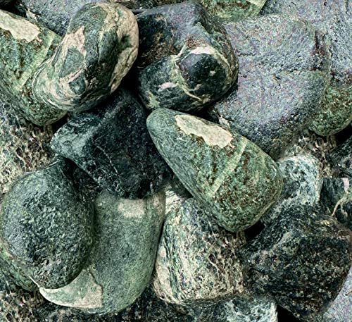 Metroquadrocasa Ciottoli di marmo Verde Alpi in sacchi sassi decorazione giardino ornamento 40/60 mm - Sacco da 25KG