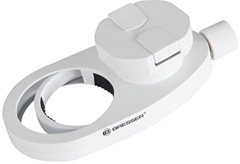 Bresser Universal Smartphone Adapter für Teleskope, Mikroskope, Spektive, für Okulare bis 68 mm Durchmesser und geeignet für Smartphones mit einer Breite von 50-88mm