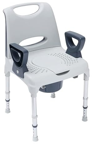 Modularer Badezimmerstuhl mit Toilette