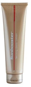 SUNBOOSTER® Tanning Body Lotion I Pre Tan Körperlotion ohne Selbstbräuner I DuoTan System I Bisabolol I Vitamin E I Lumipod™ I TanActine I 150 ml