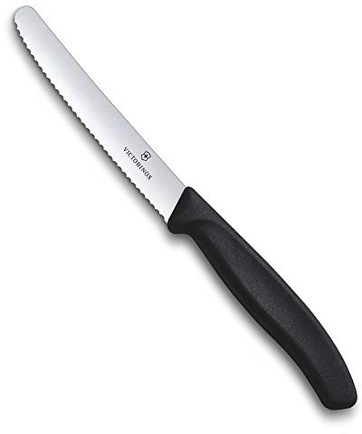 Victorinox Coltello, Acciaio Inossidabile, Nero, Madiano