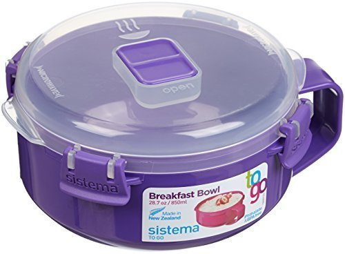 Sistema Oatmeal Porridge To Go Microwave Container - Assorted Colors Sold Separately by Sistema