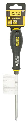 STANLEY FMHT0-62622 - Destornillador PH2 X 125mm con tuerca hexagonal para llave fija