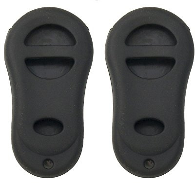 Keyless2Go Replacement for New Silicone Cover Protective Cases for Remote Key fobs FCC GQ43VT9T GQ43VT13T GQ43VT17T - Black (2 Pack)