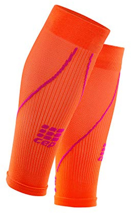 CEP - CALF SLEEVE 2.0 | Beinstulpen für Damen in orange / pink | Größe I | Beinlinge für exakte Wadenkompression