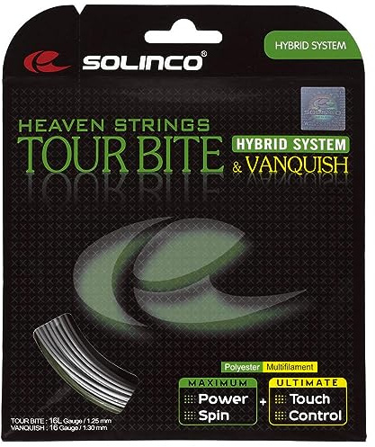 Solinco Hybrid Tour Bite & Vanquish Heaven Tennissaite