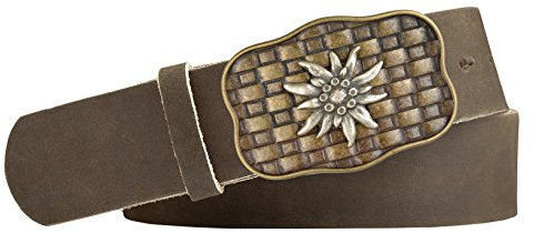 PAPA - Art Detail Shirt Starkbier Zeit - Edelweiß - Trachtengürtel für Jeans und Lederwixx