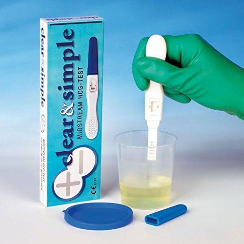 Clear & Simple 02886427 Midstream HCG Schwangerschaftstest (5-er Pack)