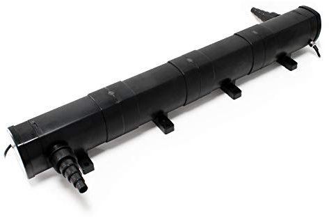 SunSun CUV-272 Stérilisateur Clarificateur de bassins ou d’étang - débit Max. de 6000 l/h - avec Lampe Rayons UV-C 72 W - pour Poissons et Plantes Aquatiques - Cours d’Eau en hélice