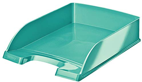 Leitz A4 Letter Tray, Ice Blue, WOW Range, 52263051