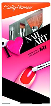 Sally Hansen I Heart Nail Art Brush Kit, Silver, One Size