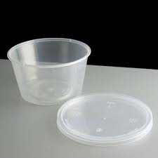 297 150 x 16oz PLASTIC ROUND CONTAINERS TUBS POTS & LIDS CLEAR MICROWAVE SAFE FOOD TAKEAWAY