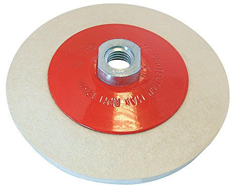 Silverline 105864 Abgeschrägte Filzschwabbelscheibe 115 mm