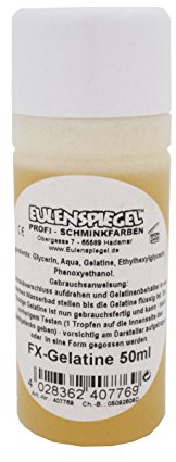 Eulenspiegel 407769 - Profi-Schminkfarben FX- Gelantine, 50 ml, Theater, Halloween, Karneval, Mottoparty