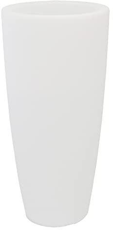 Pot rond 'stylet Lamp' avec lumière intérieure. En polyéthylène coloré. Le design élégant.