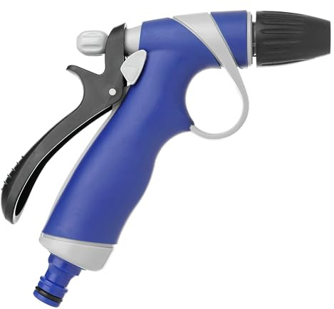 Tatay Pistolet 1 Position Détente Plastique, Fabrication en Plastique | TATAY Pistolet 1 Position Détente | Dimensions 12 x 4 x 20 cm | 12 x 4 x 20 cm | Finition de Couleur | Usage Quotidien, Bleu