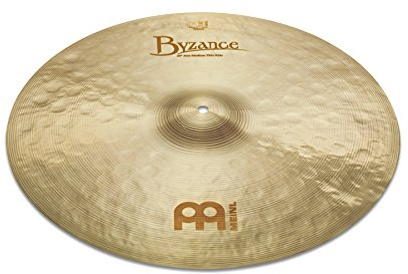 Meinl Cymbals Byzance Jazz Plato Ride Medium Thin de 20 pulgadas (50,80cm) Platillos de Batería - Bronce B20, Acabado Tradicional (B20JMTR)