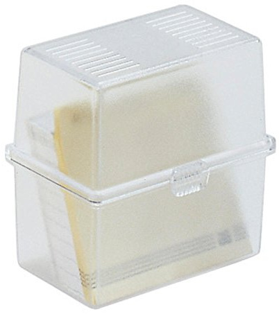 Exacompta A8 karteibox svart DIN A8 4,90 x 8,80 x 7,70 cm glasklar