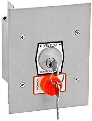 MMTC 1KFSX Exterior Tamperproof Open-Close Key Switch With Stop Button Flush Mount