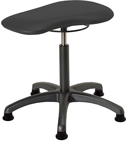 Sport-Tec Therapiehocker Standard mit Polster und Gleitern, Praxishocker, Rollhocker