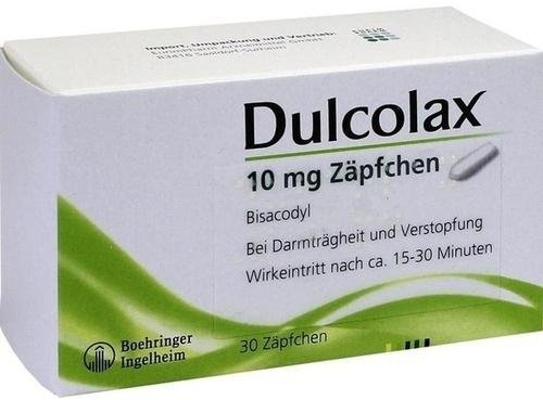 Dulcolax Zäpfchen Reimport EurimPharm, 30 St. Zäpfchen