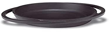 Ollas Agnelli Mini Plato de Hierro Fundido, Negro Mate