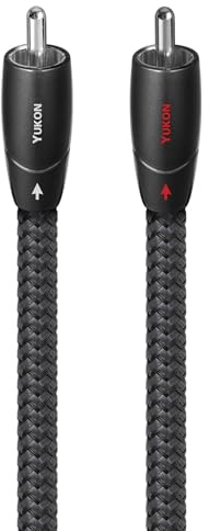 AudioQuest 1m Yukon RCA Audio Cable Black - Audio Cables (RCA, RCA, 1 m, Black)