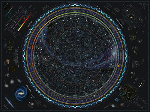 Ravensburger Map Age 16+ of the Universe 1500 Piece Jigsaw Puzzle for Adults & for Kids Age 12 and Up