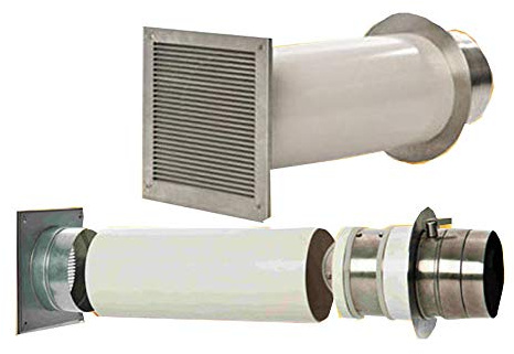 Verbrennungsluftsystem mit Doppelklappe 150mm VLS