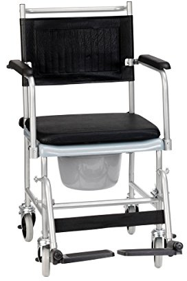 Toilettenstuhl mobil , Rollstuhl mit integrierter Toilette