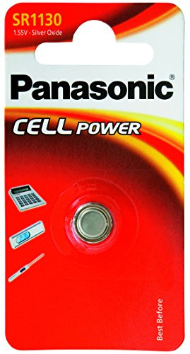 Panasonic SR1130SW Silberoxid-Uhrenbatterien Knopfzelle (1,55V, 82mAh)