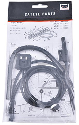 CATEYE Geschwindigkeit Heavy Duty Zweitradkit Kabelgebunden, Black, One Size