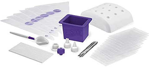 Wilton Candy Melts Dip-N-Decorate Candy Making Tools and Cake Pop Decorating Kit, 49-Piece