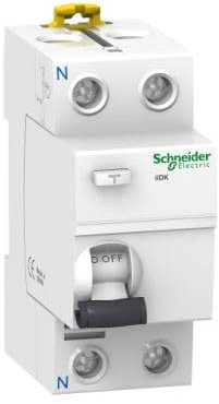 interrupteur différentiel - iidk - 1p+n - 40a - 300 ma - type ac - schneider electric a9r56240