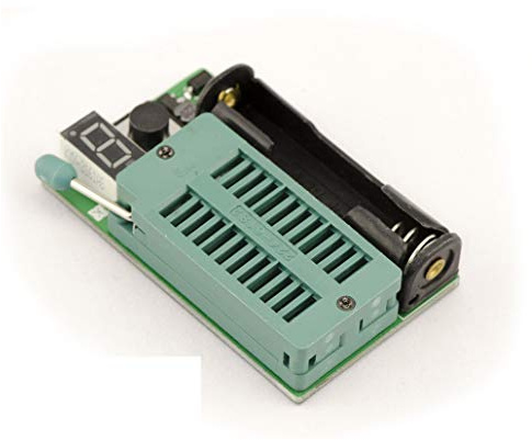 KALEA-INFORMATIQUE IC-Tester (Serie 74 und CD4000) und LED-Dioden.