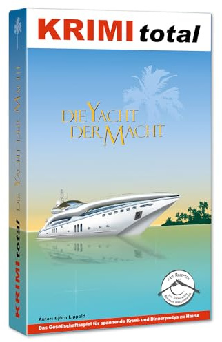 Krimi total ® Die Yacht der Macht | Krimidinner für zu Hause | 8-9 Personen | Karibik | kniffliger Fall | mit Rezepten vom Sternekoch