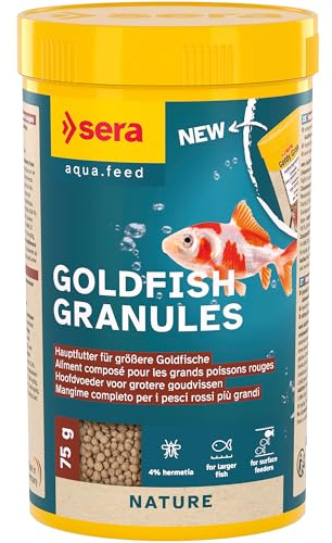 sera goldfish granules 250 ml | mangime completo in granuli per pesci rossi | senza coloranti e conservanti