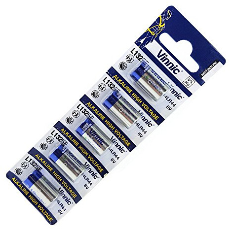 Vinnic L1325 6V Batteries (1 Blister Pack of 5)