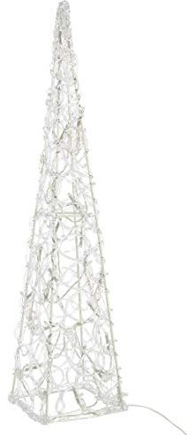 NIPACH Lichterkegel 60 cm hoch – mit Trafo IP44 – 30 LED warm-weiß