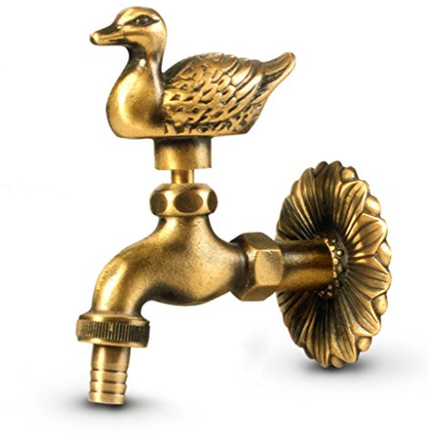 Anzapack 851902F Robinet « Canard » pour jardin En laiton Bronze