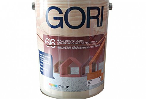 Gori 66 bois lasure de protection pour le bois lasure 9900 incolore 2,5 l