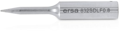 ERSA ERSADUR permanent lödspets rak förlängd blyspets 0,8 mm diameter med ERSADUR-LF-beläggning (blyfri lödning) för ökad ståtid 0832SDLF