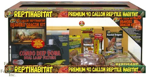 Zoomed Reptihabitat Kit Bartagambien Reptil Amphibien 91 x 46 x 46 cm