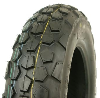130/90-10 61J Kenda K451 Roller Motorroller Scooter Grobprofil Reifen | Sommerreifen, TL (tubeless), Schwarzwandreifen, mit grobstolligem Profil, Tragfähigkeitsindex 61 und Geschwindigkeitsindex J
