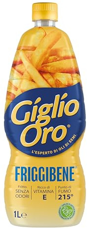Carapelli Friggi Bene Olio di Semi di Girasole con Olio Essenziale di Coriandolo, 1000ml