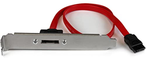 StarTech.com 45cm 1 Port SATA auf eSATA Slotblech Adapter - Buchse/Stecker