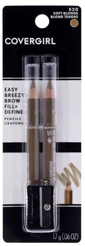 CoverGirl Easy Breezy Brow - 520 Soft Blonde For Women 0.06 oz Eyebrow Pencil