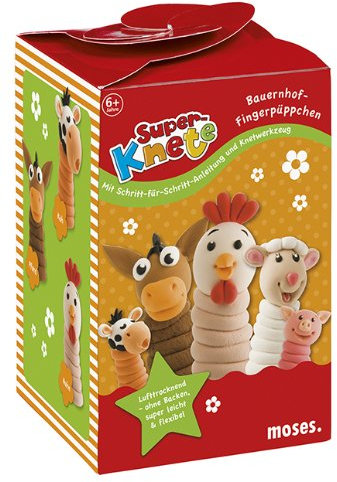 moses. 30599 - Superknete Fingerpüppchen Bauernhof