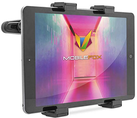 mobilefox Support pour appuie-tête de voiture à 360 ° - Pour tablette - Pour lecteur DVD portable et lecteur multimédia portable