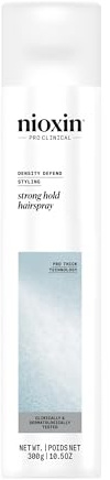 NIOXIN Density Defend Styling Strong Hold Hairspray For Long-Lasting Hairstyles Humidity Resistant 10.6 Fl oz.
